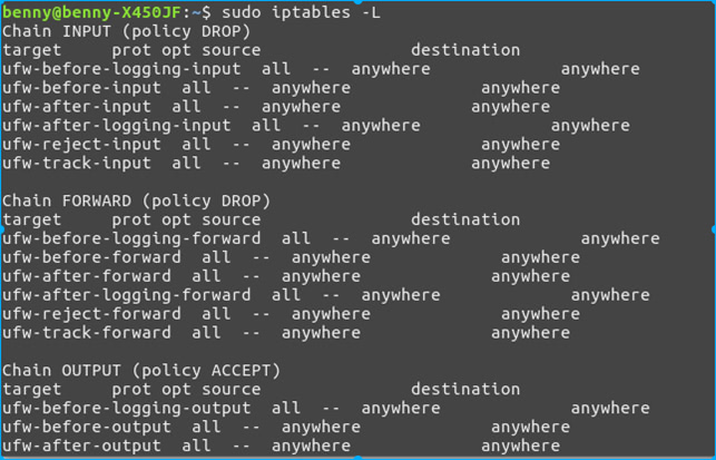 Ufw iptables чем отличаются в ubuntu