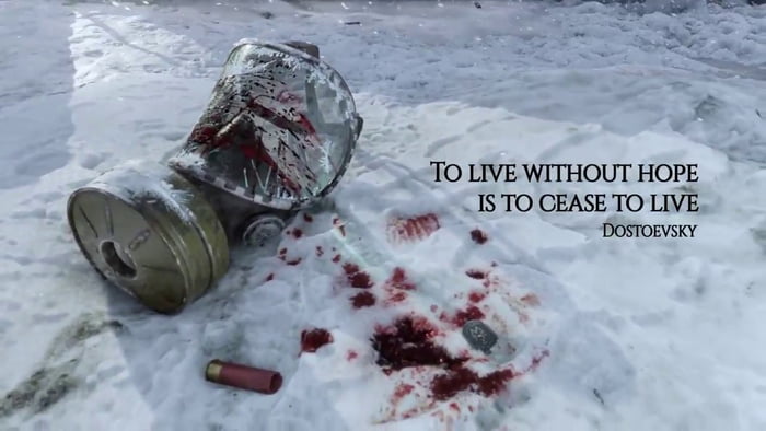 To live without hope is to cease to life