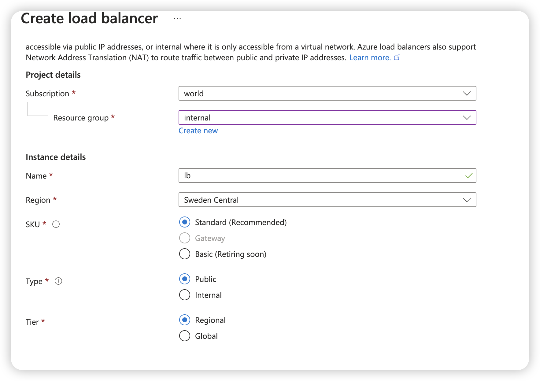 使用Azure Front Door 和 Load Balancer